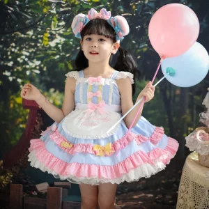 New Design High Quality Boutique Kids Girl Dresses Toddler Fancy Birthday Party Wedding Dress