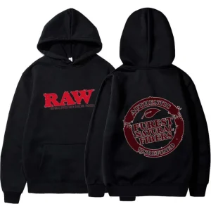 New Fashion RAW Cookie Backwoods Plus Size Custom DTG Screen Heat Transfer Boys Mens Pullover Hoodies Sweatshirts