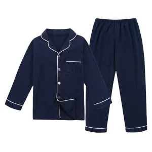 New High Quality Pyjamas Kids Organic 100% Cotton Pajamas Children