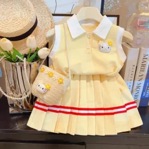 New Latest Cute Leisure Comfortable Girl Set Girl Cute Comfortable Bottom Two Piece Girl Cute Set