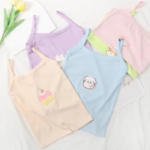 New Product Explosion Summer Lace Girls’ Underwear Comfortable Camisole and Vest for Little Girls