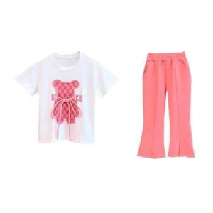 New Style Girls Kids Summer Clothes Baby Children Outfits 2pcs Clothes Sets for Kids Girls
