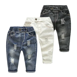 New Style Kids Fashion Pant Design Boys Pants Jeans