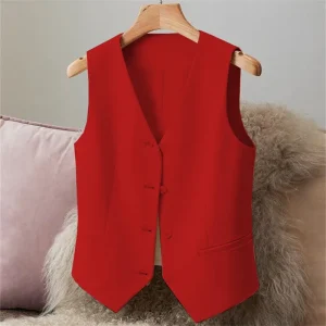 New Style Suit Vest for Women Slim Fit Spring and Autumn Outerwear Vest for Women