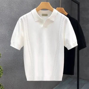New Youth Style Lapel T-shirt Short-sleeved POLO Shirt