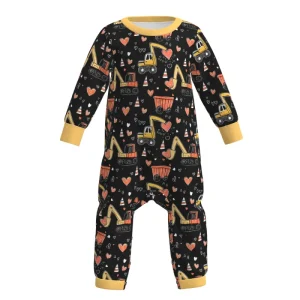 Newborn Baby and Kids Breathable Custom Rompers Valentine’s Day Boy Girl Romper