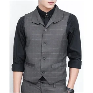 No Minimum Factory direct Custom Design Waterproof Formal Men’s Waistcoats Fashion Men’s Vests with Button