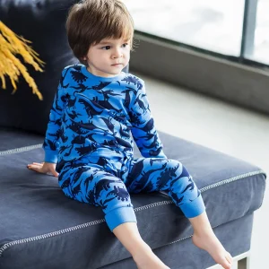 OA 60 Days OEM ODM OBM Long Sleeve Kids Pajama Snug Fit Apparel 100% Cotton Pajama Set Girls 2pc Pajama Set Girls Sleepwear