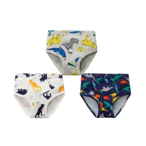 ODM OEM Custom Children Cartoon Breathable Cotton Young Boys Underwear Briefs