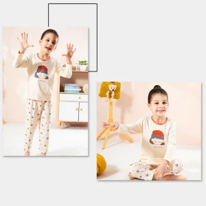 ODM OEM Girls & Boy Cute Printing Clothes Long Sleeve Little Girls Clothing Sets for Asia Market