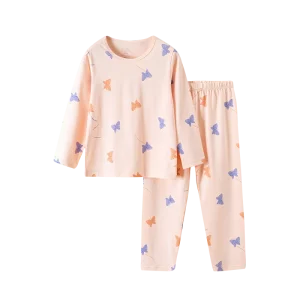 ODM OEM Girls & Boy Cute Printing Clothing Long Sleeve Little Girls Clothing Sets for Asia Market