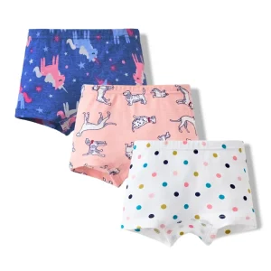 ODM OEM Seamless Breathable Eco Friendly 100% Cotton Kid Baby Teen Children Girls’ Underwear Set Panties