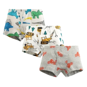 ODM OEM Toddler Little Boy Girl Breathable 100% Cotton Shorts Underwear Boxer Brief