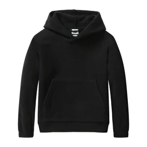 OEM Best Quality Fashion Casual Fleece Pullover Hoodies for Boys Custom Design Long Lined Solid Winter Kids Hooded Children Low