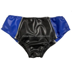 OEM Boy Gay Underwear Rubber Briefs Underpants Fetish Sexy Latex Elastic Waist Underwear for Men Gummi