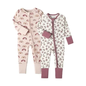 OEM Custom Bamboo Baby Clothes Newborn Infant Baby Boy Girl Sleeper Pajamas One Piece Romper Toddler Jumpsuit Bodysuits
