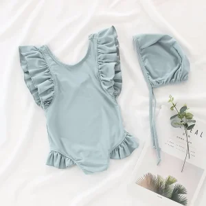 OEM Custom Kids Swimwear Manufacturer Low Moq Cute Baby Girl Beachwear