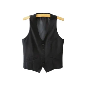 OEM Custom Suit Supply Waistcoat Vest School Uniform Waist Coat Blazer