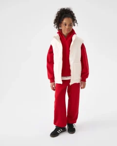 OEM Customizable Kids Warm Winter Sleeveless Puffer Vest Children Winter Waistcoat Kids Girls Down Vest Jacket for 2-14 Years