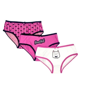 OEM Cute Underwear Girls Slip Organic Cotton Skin-Friendly Girls Panties