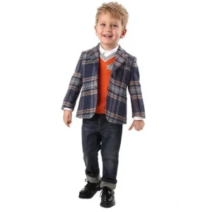 OEM Little Boys Casual Blazer Jacket Sizes 6-10 Years Old Style Guangzhou Gaoteng Custom Design