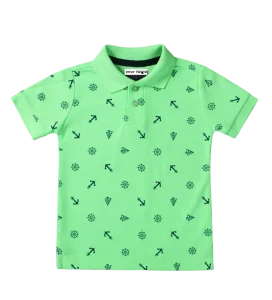 OEM New Baby Boy Toddler Polo Shirts Custom All-over Printing 100% Polyester Casual Unisex Polo T-shirts for Kids