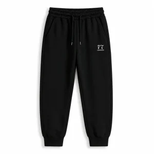 OEM ODM Custom Breathable Kids Sweatpants Boys 50% Cotton 50% Polyester Fleece Jogger Pants Elastic Waist Casual Sports