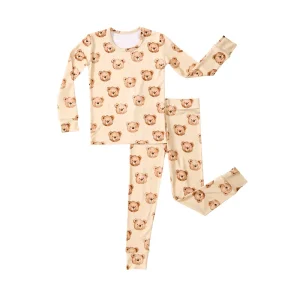 OEM ODM Custom Print Organic Bamboo Baby Toddler Sleepwear Pjs Clothing Set Kid Two Pieces Pajamas Set