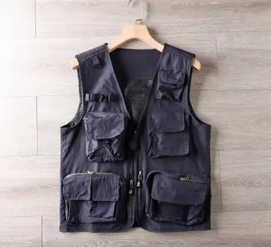 OEM Service Custom Made Factory Design Men’s Breathable Quick Dry Spring Outer Wear Polyester Vest Waistcoat