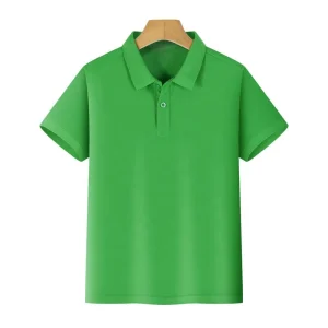 OEM Summer Polyester Cotton Polo Tshirts for Boys Kids Casual Short Sleeve School Uniform Custom Graphic Quick Dry Graphic Short