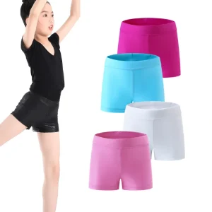 OSY16 Children’s Shorts Dance Training Shorts Girls High Elastic Breathable Yoga Kids Shorts