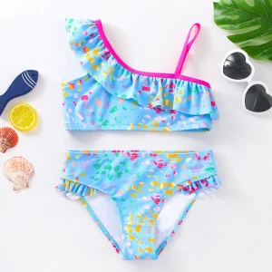 Oem Summer Bathing Suits Baby Swimsuit Bikini Kids Swimwear Beachwear Sets for Girls