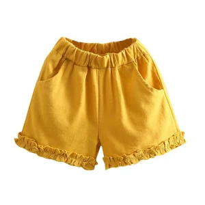 Online Shop Teens Clothing High Waist Hot Girl Shorts Pants For Kids Garment Buyers
