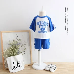 Online Shopping India Summer Night Wear Kids Handsome Boy Suit