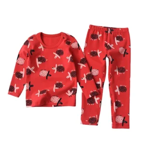 Organic Bamboo Pajamas for Girl Cotton Sleepwear Sets Children Loungewear Infant Toddler Pajamas Toddler Sleepwear