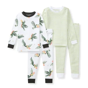 Organic Cotton 2 Piece Pajamas Custom Boys Sleepwears Kids Clothing Sets Pyjama Enfant Loungewear for Kids Nightsuit