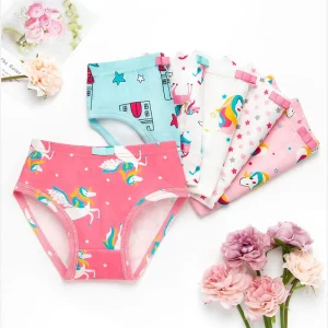 Organic Cotton Kids Panties Girls Underwear Briefs for Girls Kids Girls Boxer Customize Underwear Children Clothes