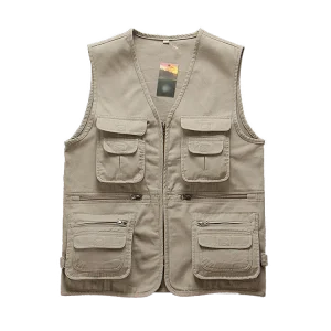 Outdoor Sports Safety Work Waistcoat Vest Fishing Vest for Men Man Sleeveless