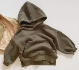 Oversized Kids Hoodie for Boys Girls Hooded Sweatshirt Warm Kangaroo Pocket Pullover for Spring Autumn Winter