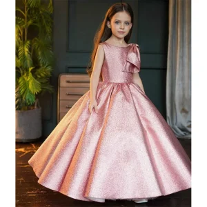 Performance Girls Birthday Host Evening Dress Girl’s Gown Children’s Princess Costume for Piano