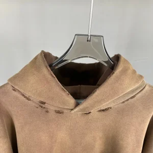 Plain Blank Custom Printed Vintage Distressed Acid Washed Oversized Streetwear Heavyweight Men Boys Sweatshirt Hoodies
