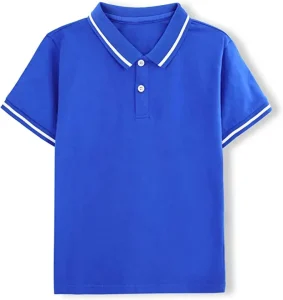 Plain Kids School Uniform Polo Shirt Boys Short Sleeve Polo Shirt for Boys and Girls 4-12 Years
