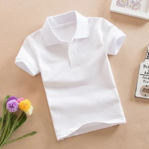 Polo Kids Children’s T Shirts Polo Shirts School Uniforms Kindergarten Uniforms Customizable with LOGO Premium Polo Shirts