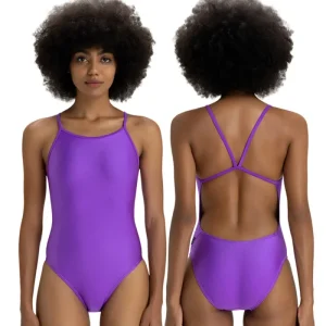 Polyester Training Swimwear Girls Long Lasting Swim Suit OEM Factory