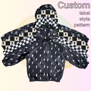 Popular Printing Kids Boys Autumn Windbreaker Long Sleeved Windproof Jacket for 3-12 Children