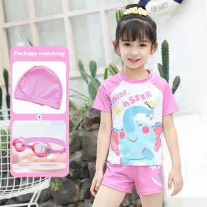 Popular Swimwear Skinny Child Sleeve Pretty Custom Swimwear for Teenagers Girl