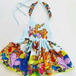 Pre order Spring Summer Baby Animals Clothing Dress Child Girls Boutique Dresses Kids Fancy Dresses