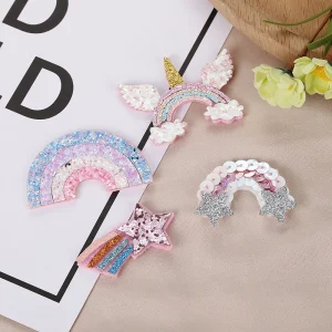 Premium Exclusive Spot DG Jewelry Christmas DIY Hair Accessories Materials Children Alloy Material Fashion Hair Clip 10.5x5cm