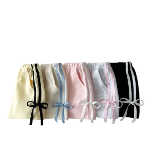 Preorder Boutique Bows Sports Shorts Kids Clothes Children’s Shorts Little Girls Clothes New Styles