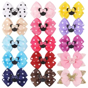 Pretty Baby Hair Bows With Alligator Hair Clips Bows Hair Accessories for Kids